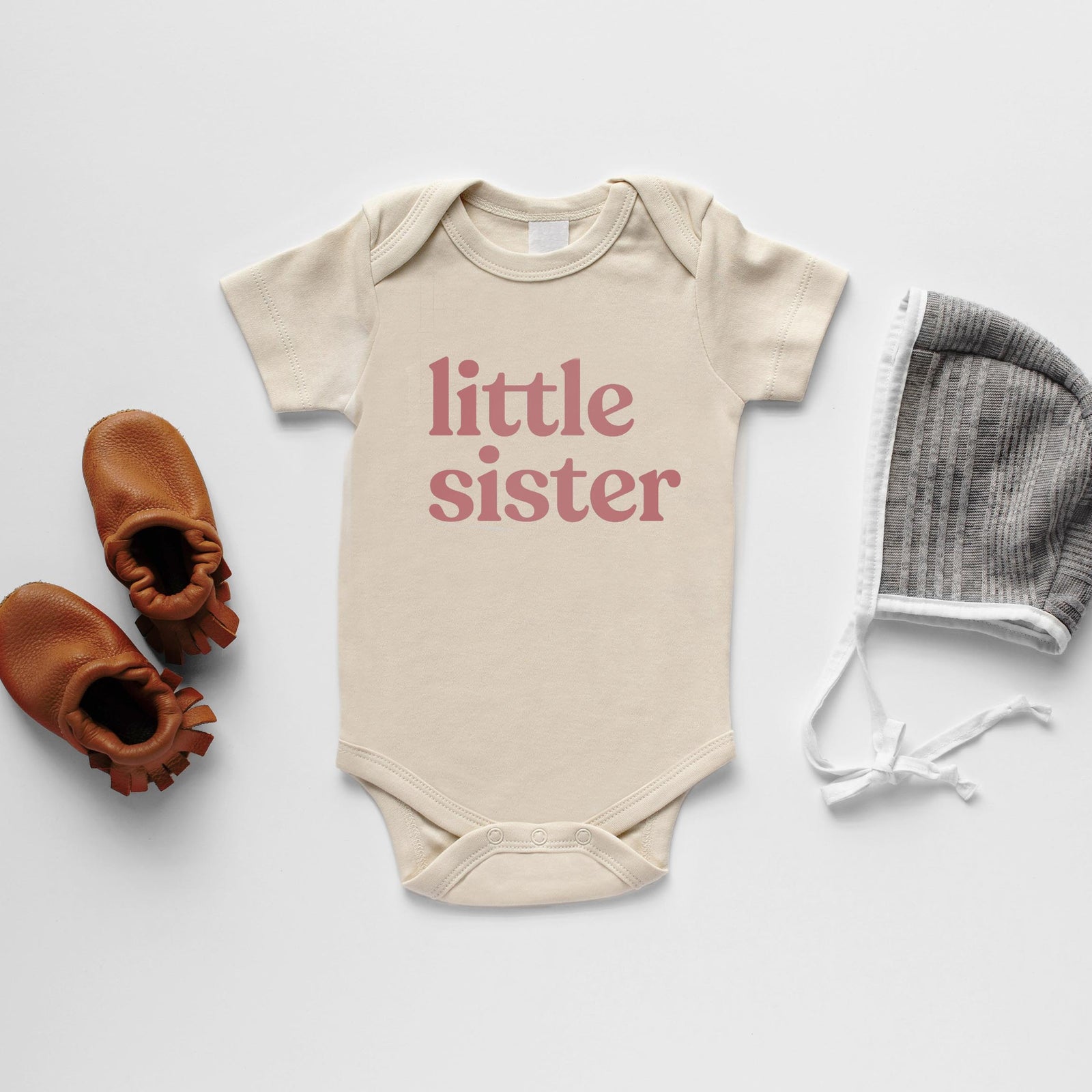 Little Sister Organic Bodysuit or T-Shirt | Assorted Colors