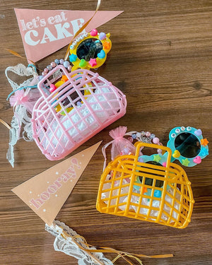 Retro Jelly Basket Mini | Assorted Colors
