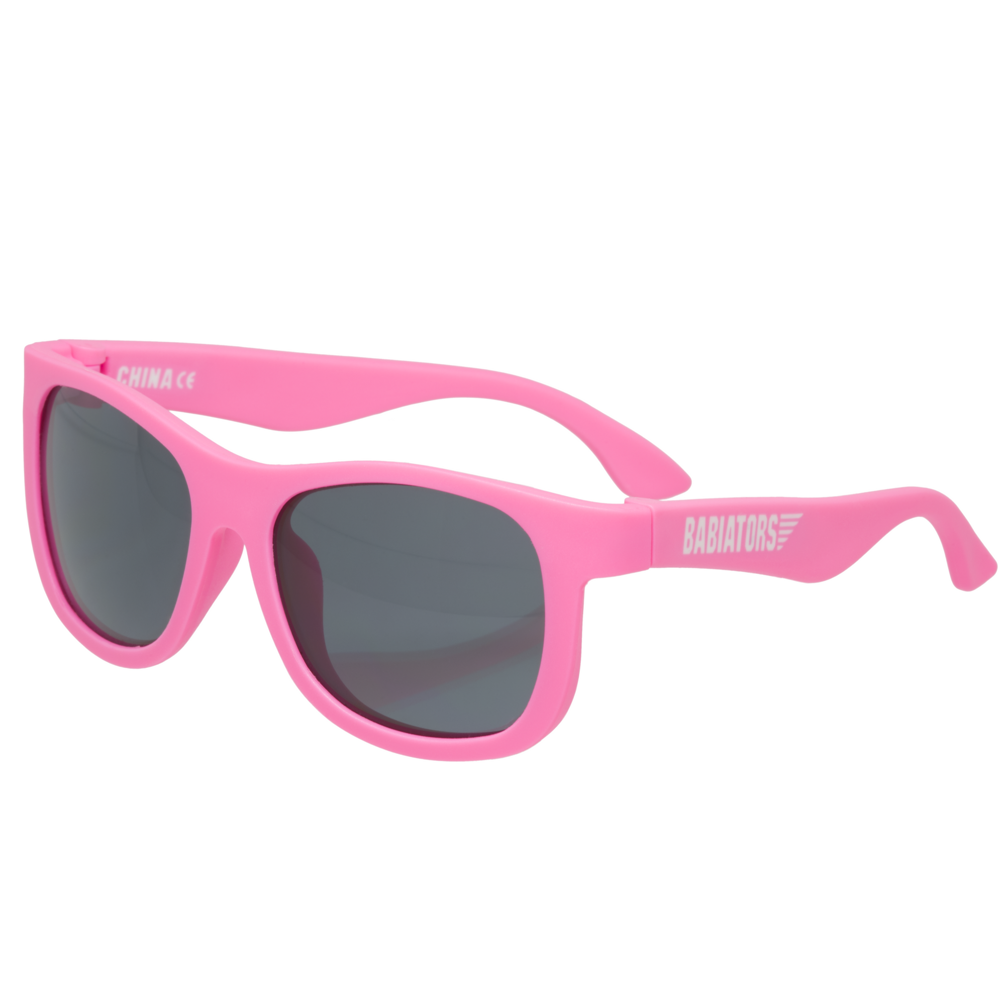 Original navigator baby and toddler sunglasses in "think pink". 100% UVA and UVB protection. Babiators.