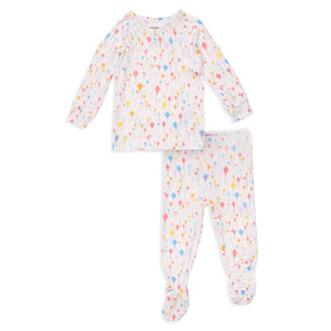 Sky's the Limit Modal Magnetic Footed 2pc Pajama Set