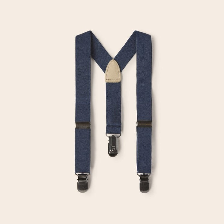 Baby Boy Suspenders | Navy Blue