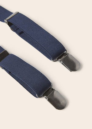Baby Boy Suspenders | Navy Blue