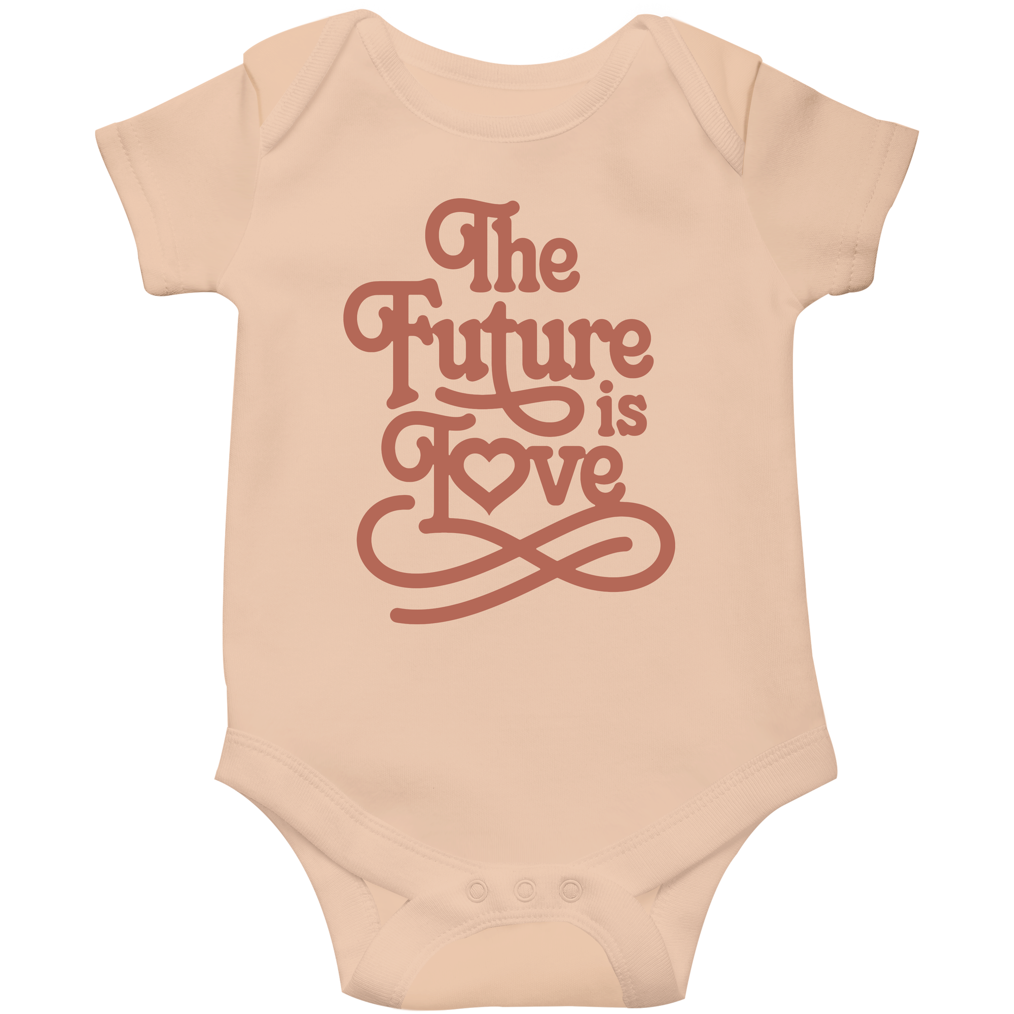 The Future is Love Baby Onesie