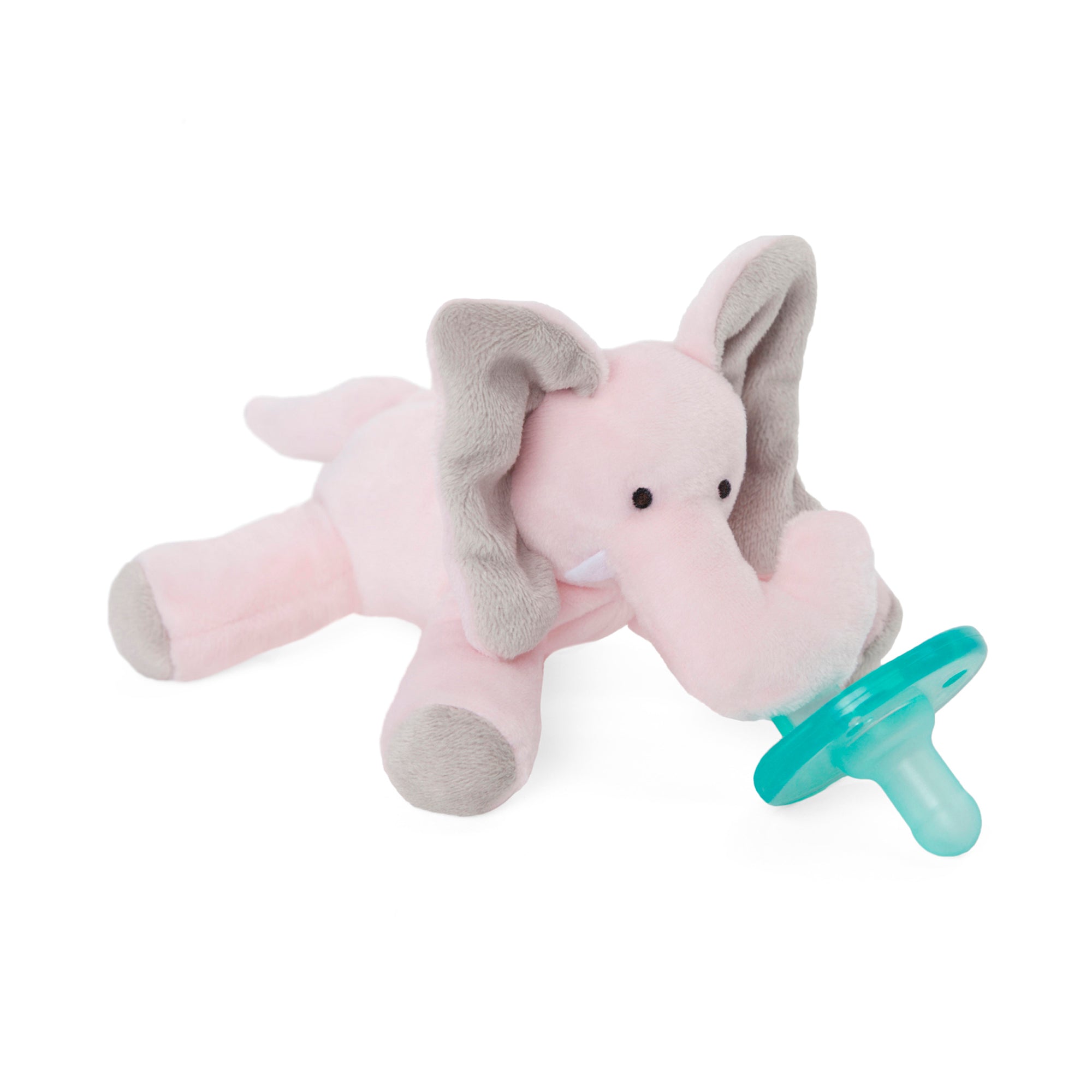 Pink Elephant Plush Pacifier